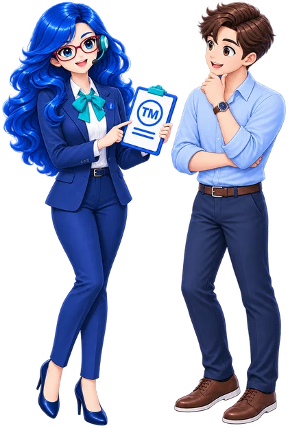 Izi walks a client through their trademark file